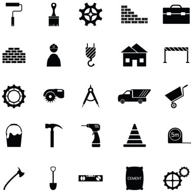 İnşaat Icon set