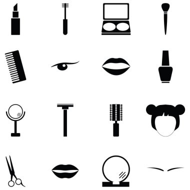 kozmetik simgesi seti