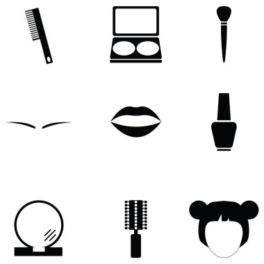 kozmetik simgesi seti