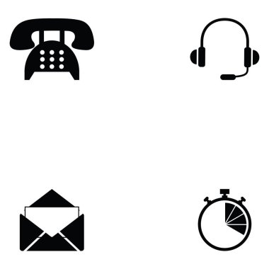 müşteri servis simge seti