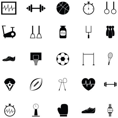 egzersiz Icon set