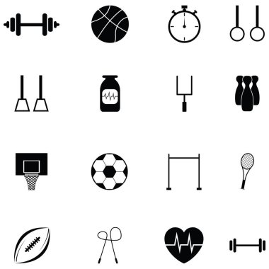 egzersiz Icon set
