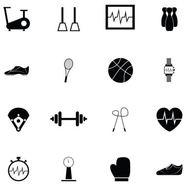 egzersiz Icon set
