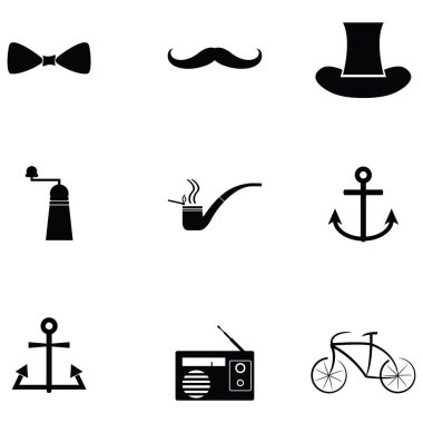 Hipster Icon set