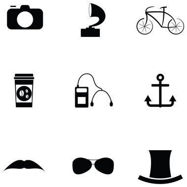 Hipster Icon set