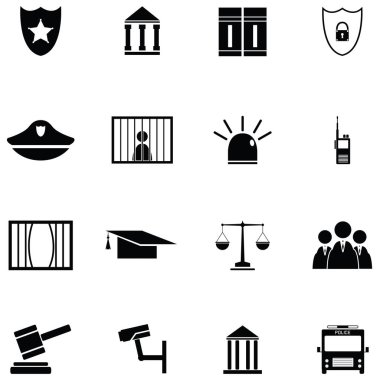 Hukuk Icon set