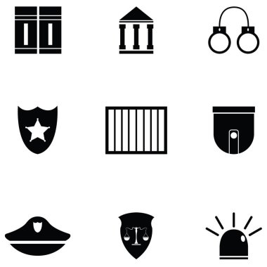 Hukuk Icon set