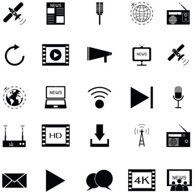 Medya Icon set