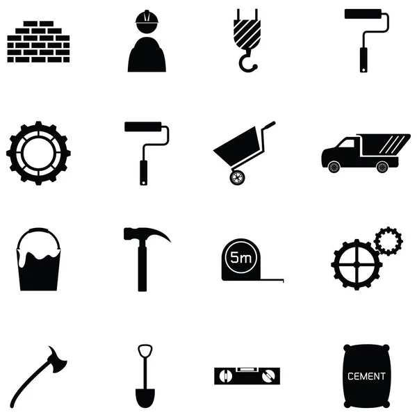 Construction icon set — Stock Vector