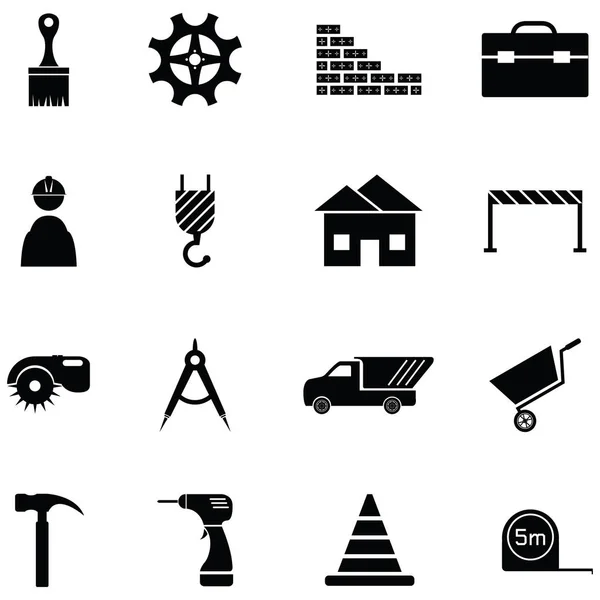 Conjunto de ícone de construção —  Vetores de Stock