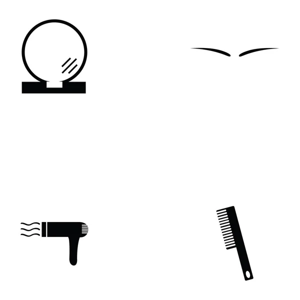 Kosmetika ikon set — Stock vektor