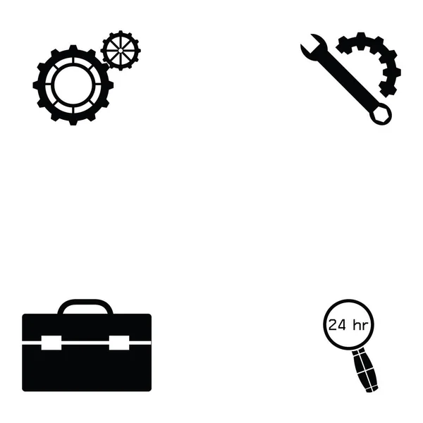 Icono de servicio al cliente conjunto — Archivo Imágenes Vectoriales
