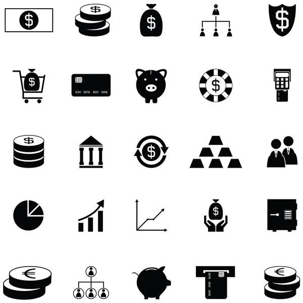 Economy icon set — Stock Vector