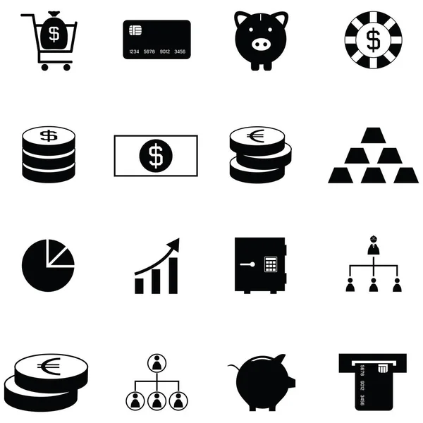 Economy icon set — Stock Vector