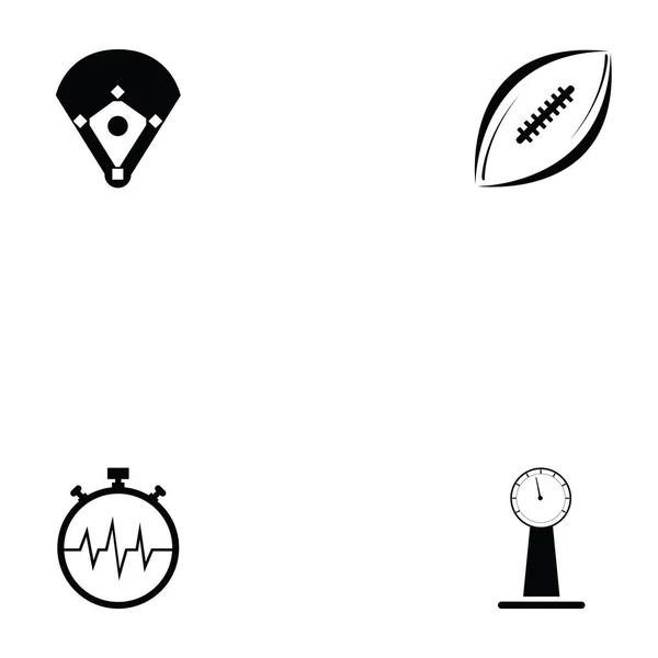 Egzersiz Icon set — Stok Vektör