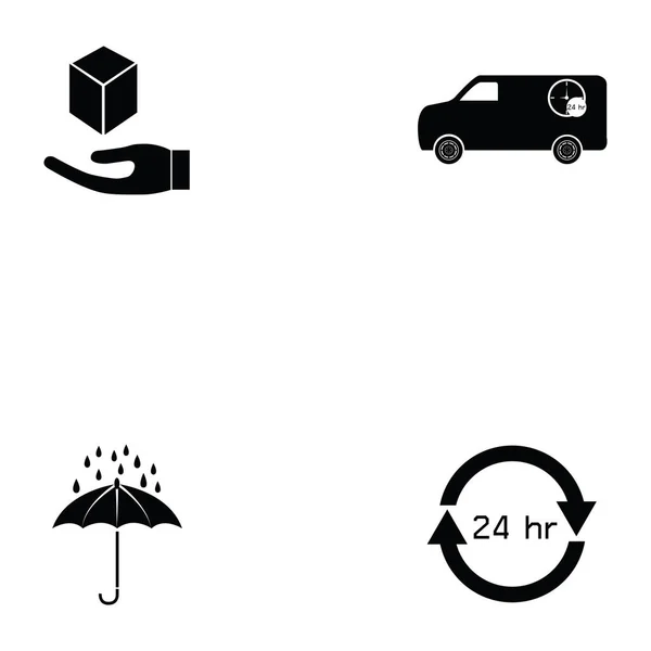 Logitstice-Symbolset — Stockvektor