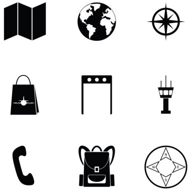 Havaalanı Icon set