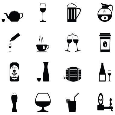 İçecek Icon set