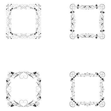 çerçeve siluet kümesi