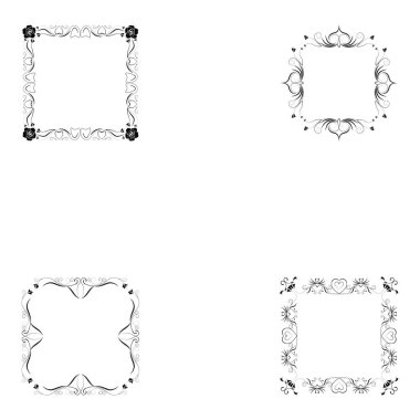 çerçeve siluet kümesi