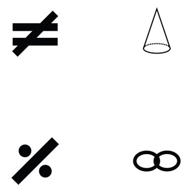 Matematik Icon set