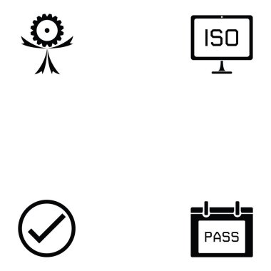 kalite kontrol Icon set