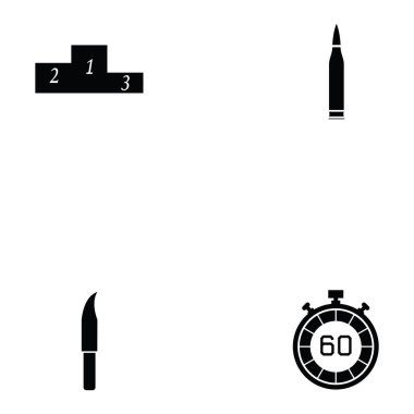 Kil çekim Icon set