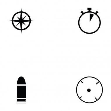 Kil çekim Icon set