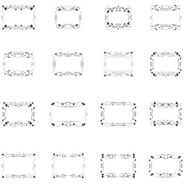 çerçeve siluet kümesi