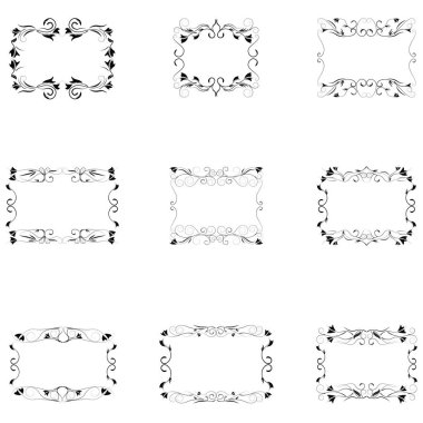 çerçeve siluet kümesi