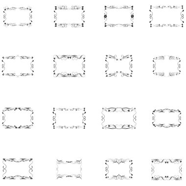 çerçeve siluet kümesi