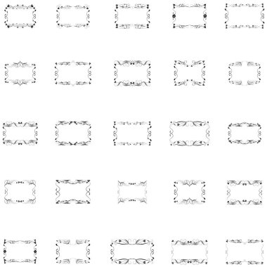 çerçeve siluet kümesi