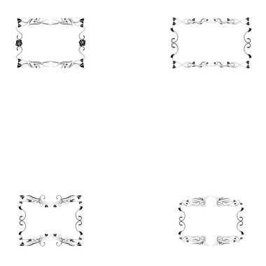 çerçeve siluet kümesi