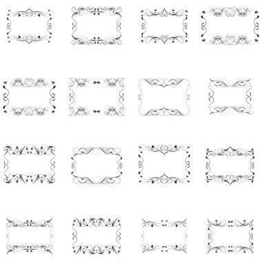 çerçeve siluet kümesi