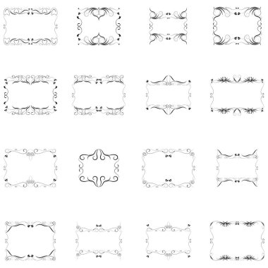 çerçeve siluet kümesi