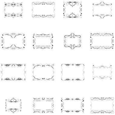 çerçeve siluet kümesi
