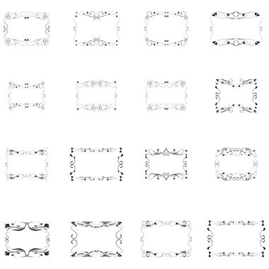 çerçeve siluet kümesi