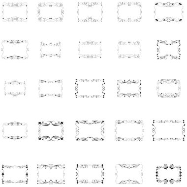 çerçeve siluet kümesi