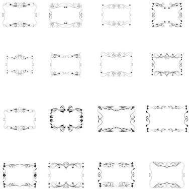 çerçeve siluet kümesi