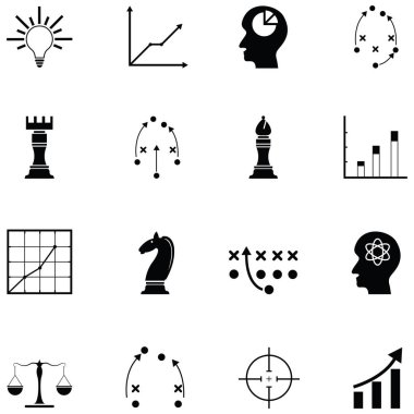 Strateji Icon set