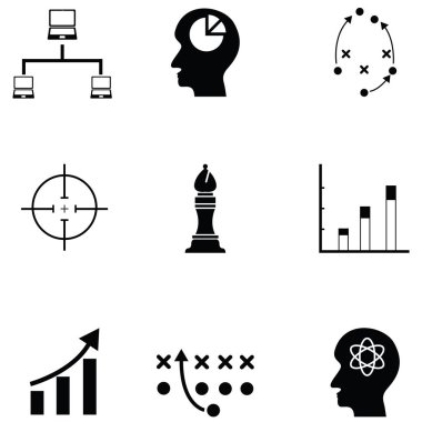 Strateji Icon set