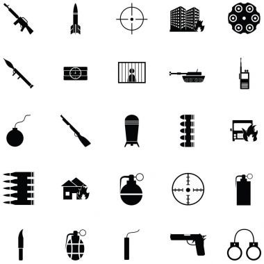 terörizm Icon set