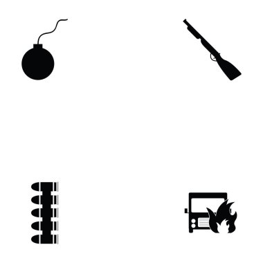terörizm Icon set