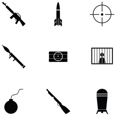 terörizm Icon set