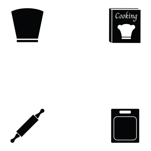 Шеф-кухар Icon Set — стоковий вектор