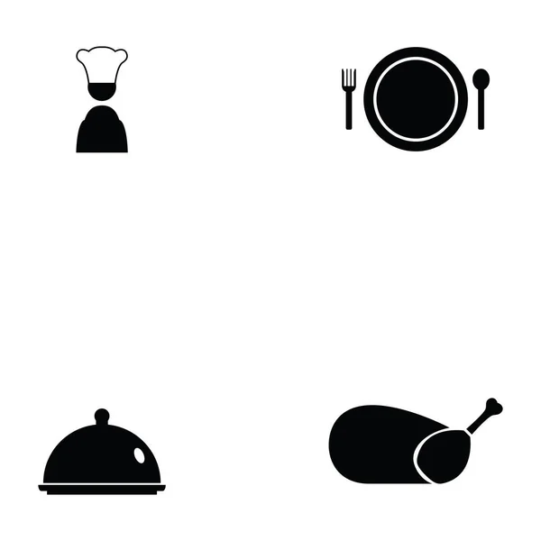 Chef icon set — Stock Vector