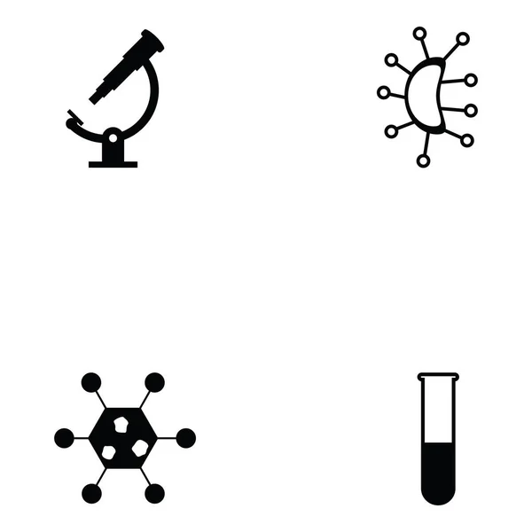 Ensemble d'icônes pathogènes — Image vectorielle