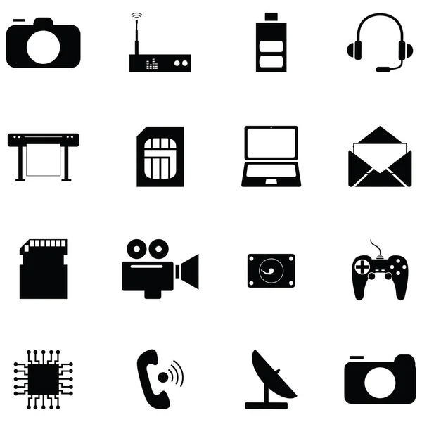 Conjunto de iconos de tecnología — Vector de stock