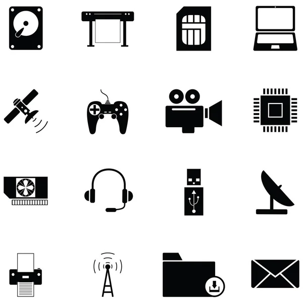 Conjunto de iconos de tecnología — Vector de stock