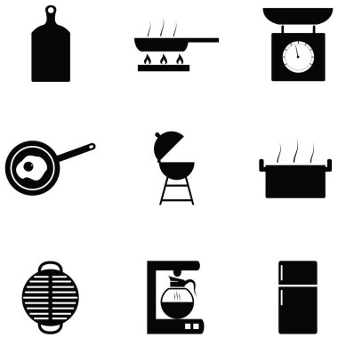 Mutfak simgesi seti